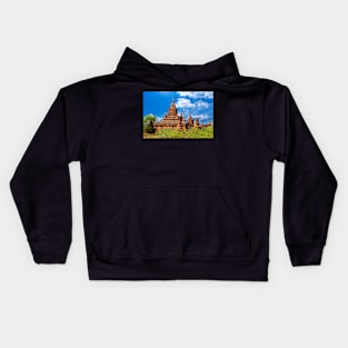 Bagan Pagodas4, Burma. Kids Hoodie